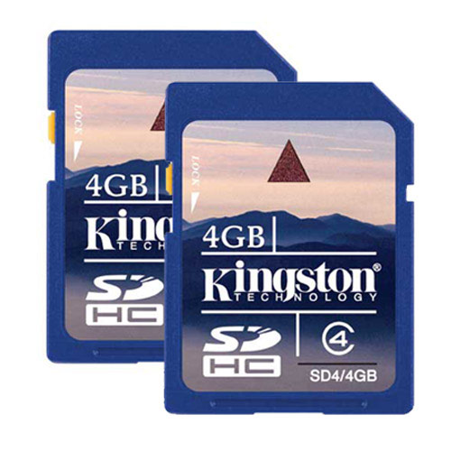 SanDisk 4GB SD Card 2-Pack