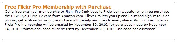 Amazon Eye-Fi Details