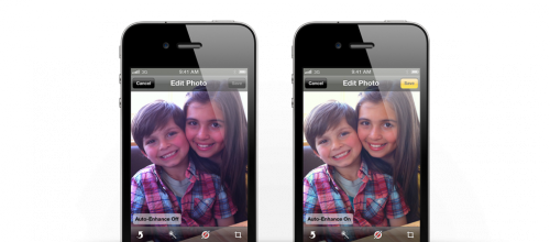 iOS Camera Auto-Enhance