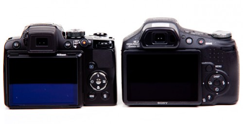 Nikon P500 v Sony HX100V-3