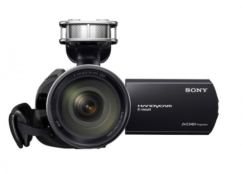 Sony NEX-VG20 Front LCD