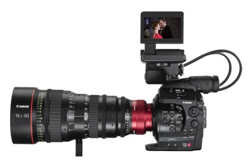 Canon EOS C300 Cinema Zoom Side