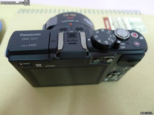 Panasonic Lumix GX1 Top