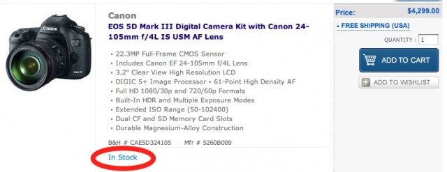 Canon 5D Mark III Kit