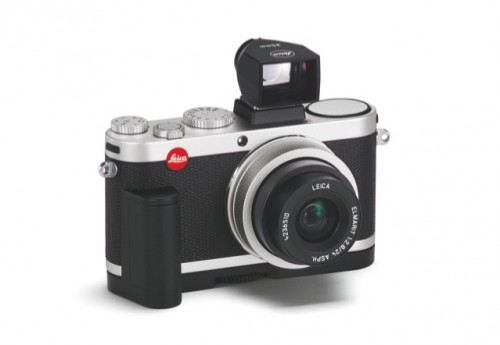 Leica X2 Silver handgrip   viewfinder