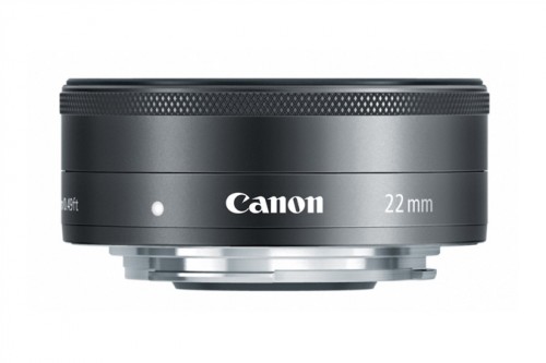 Canon EF-M 22mm Lens Side
