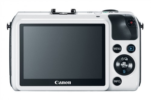 Canon EOS M White Back