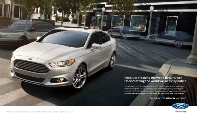 2013 Ford Fusion Ad