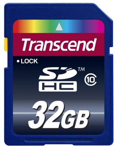 Transcend 32GB Class 10 SDHC Card