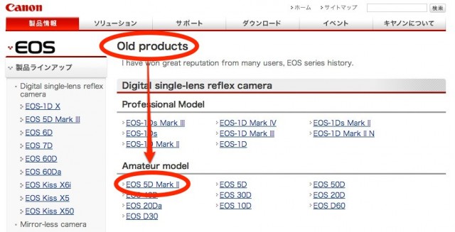 Canon 5D Mark II Discontinued