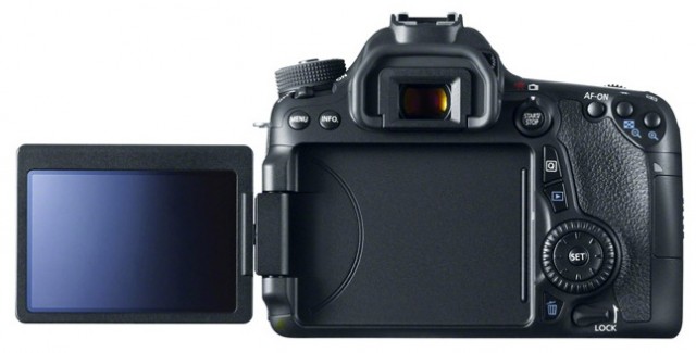 Canon 70D Back LCD