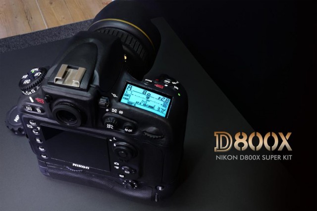 Nikon D800x Top