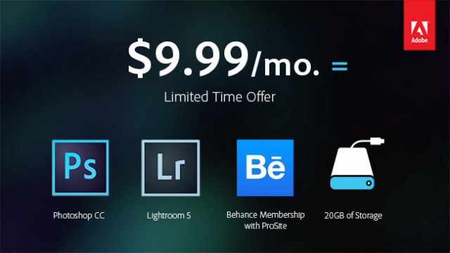 Adobe Photoshop and Lightroom Creative Cloud Deal