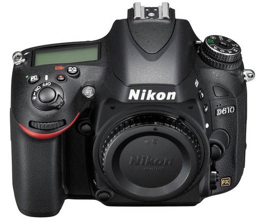Nikon D610 Top