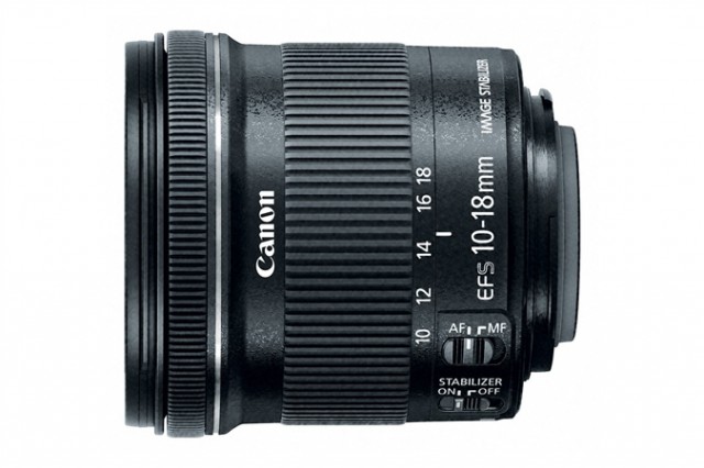 Canon EF-S 10-18mm STM side