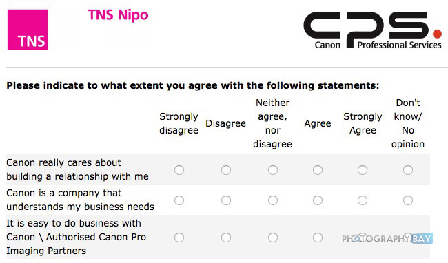 Canon-CPS-Survey---Canon-Cares