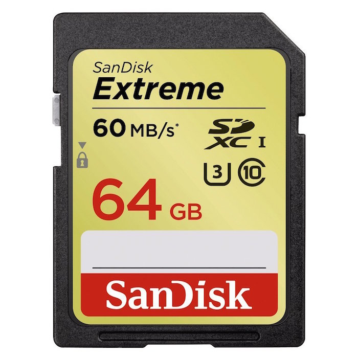 SanDisk 64GB U3 SDXC Card