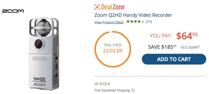 Zoom Q2HD Deal Zone