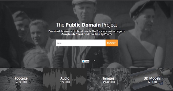 Pond5 Public Domain Project
