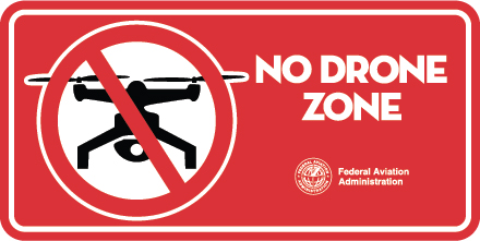 FAA No Drone Zone