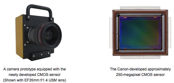 Canon 250MP CMOS Sensor