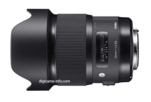 Sigma 20mm f1.4 DG HSM Art Lens