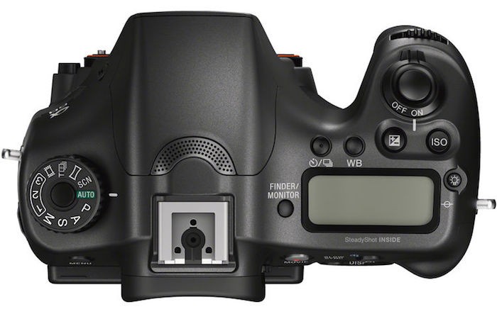 Sony A68 top