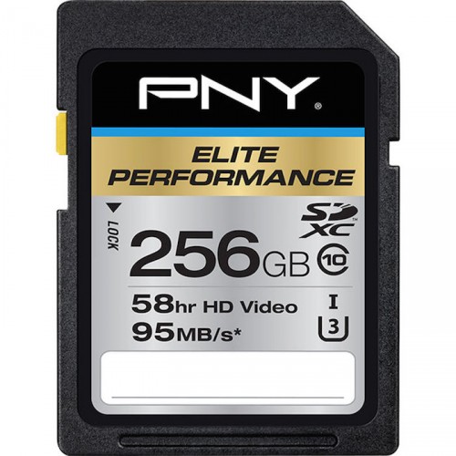 PNY 256GB SDXC UHS-I U3 Memory Card