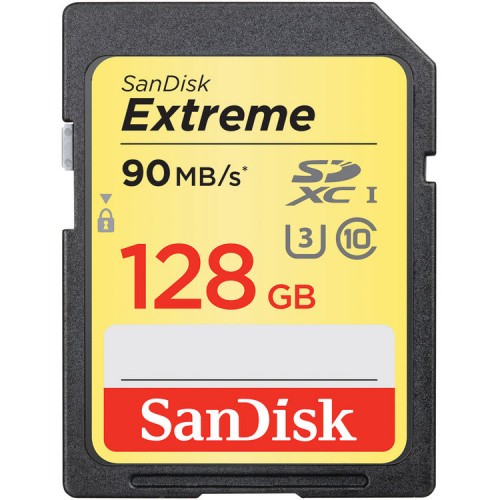 SanDisk Extreme 128GB SDXC U3 Card
